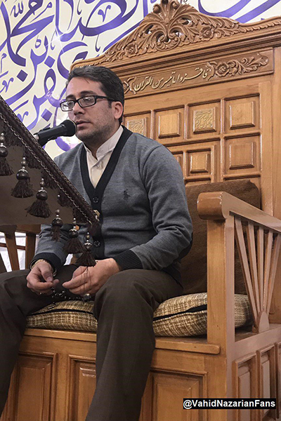 تلاوت «وحید نظریان» در جلسه «موسوی درچه‌ای»