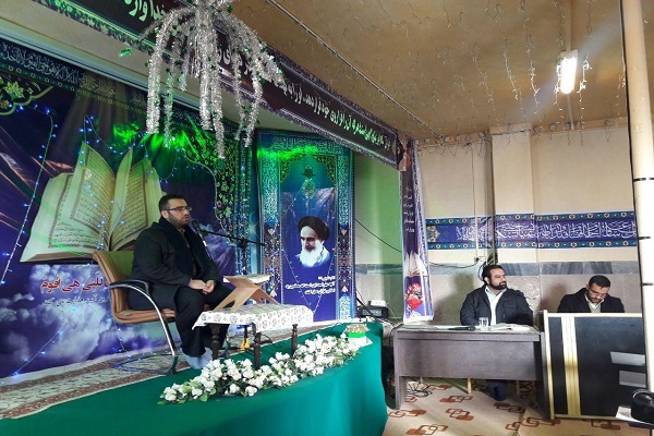 مسابقات قرآن دانش آموزان دبیرستان شهید مطهری برگزار شد