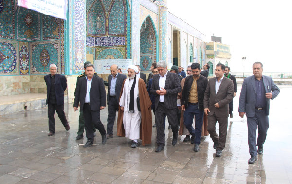 غباروبی حرم مطهر امامزاده محمد(ع) کوهدشت