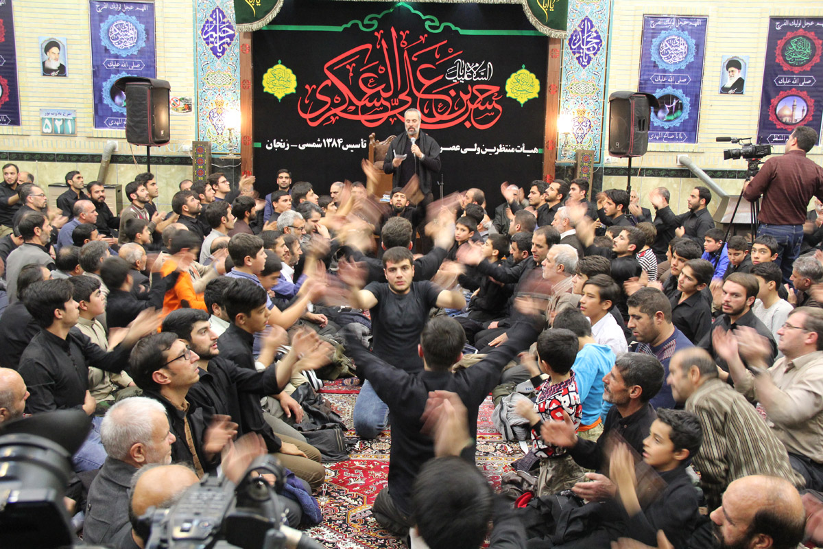 سوگواری شب شهادت امام حسن عسگری(ع) در زنجان