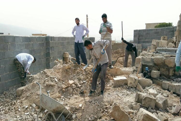 اتمام فعالیت جهادی نوروزی کانون قرآن دانشگاه بوعلی سینا در روستای نسار دیره سرپل ذهاب