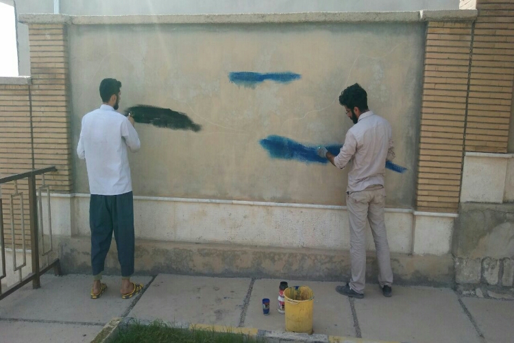 اتمام فعالیت جهادی نوروزی کانون قرآن دانشگاه بوعلی سینا در روستای نسار دیره سرپل ذهاب