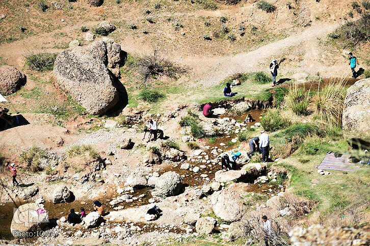گزارش تصویری آبشار طلایی خرم&zwnj;آباد