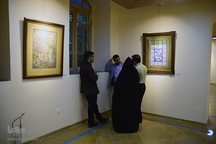 نمایدشگاه آثار نگارگری و تذهیب