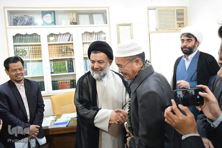 گزارش تصویری دیدار جمعی از اساتید دانشگاه اندونزی با آیت&zwnj;الله میرعمادی