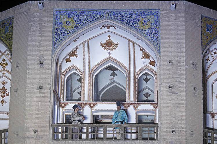 نورپرردازی سه بعدی پل خواجو به مناسبت سال نو