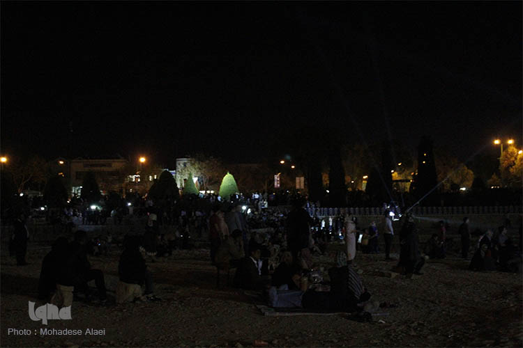 نورپرردازی سه بعدی پل خواجو به مناسبت سال نو