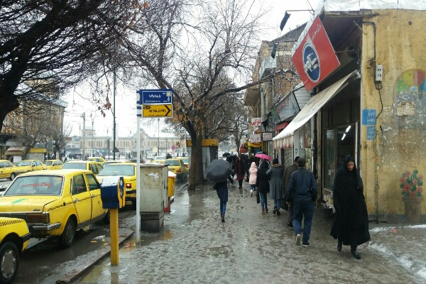 بارش رحمت الهی در همدان