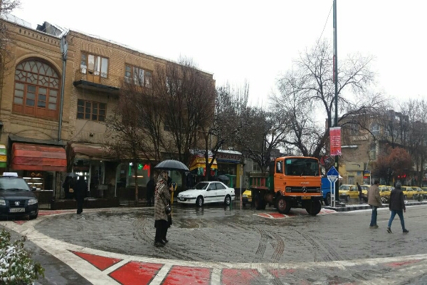 بارش رحمت الهی در همدان