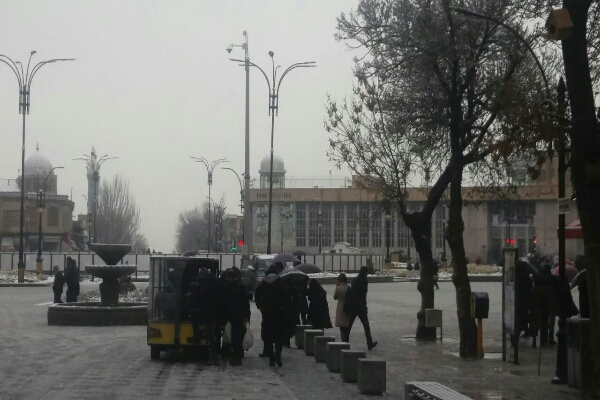 بارش رحمت الهی در همدان