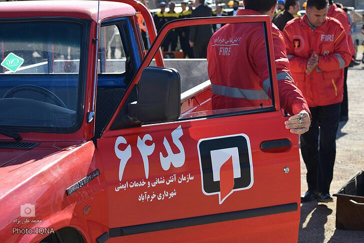 برگزاری مانور امداد و نجات در مصلی الغدیر خرم&zwnj;آباد + عکس