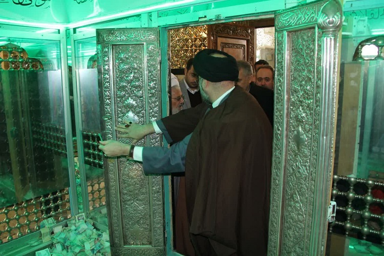 غبارروبی امامزاده سید ابراهیم(ع) زنجان از قاب دوربین