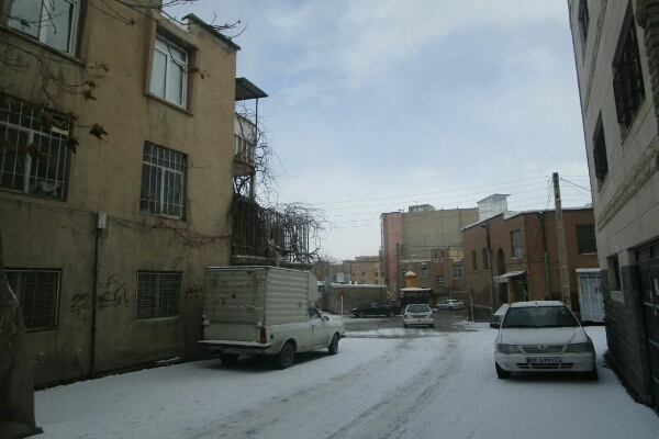 برف همدان را سفیدپوش کرد