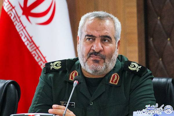 قدردانی فرمانده سپاه حضرت عباس (ع) از حضور باشکوه مردم اردبیل