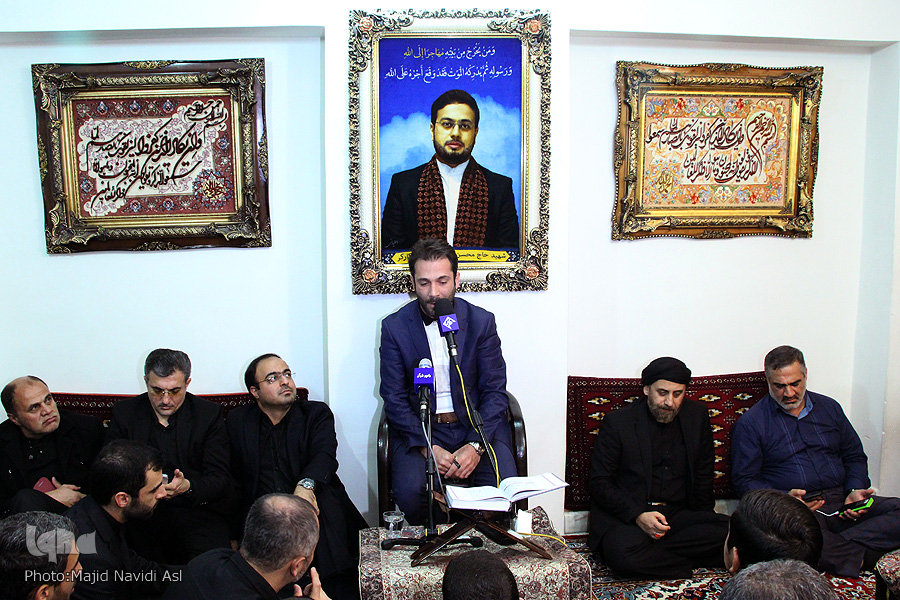 صوت/ طنین صوت قرآن در منزل شهید حاجی‌حسنی‌کارگر