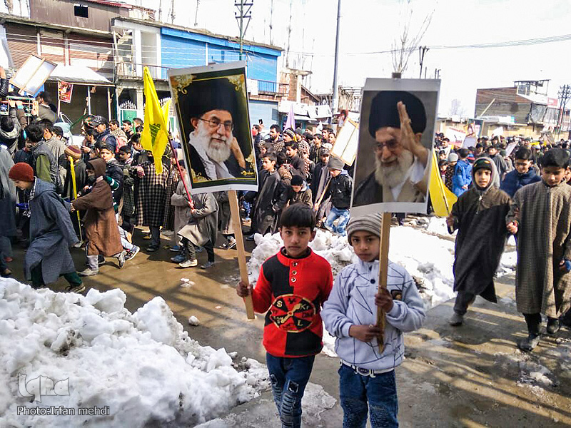 برگزاری جشن سالگرد پیروزی انقلاب اسلامی در کشمیر به روایت تصویر