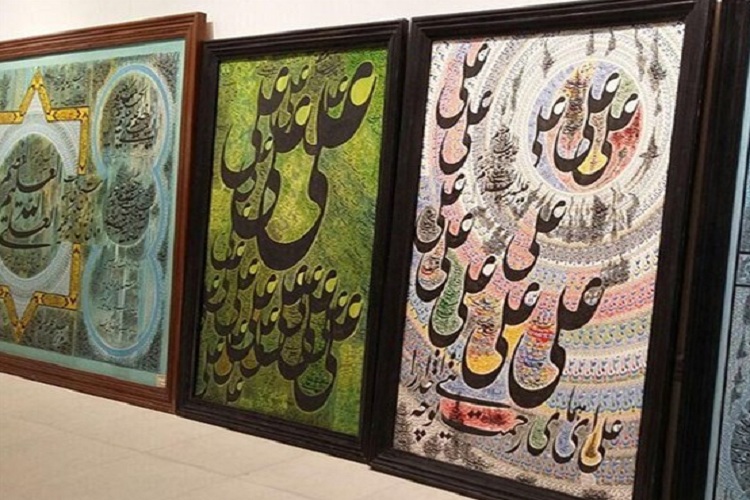 بازدید وزیر ارشاد از آثار خوشنویسی استاد &laquo;مؤدب&raquo;