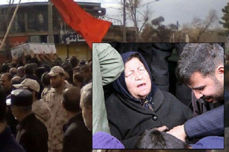 مادر شهید بروجی به فرزند شهیدش پیوست