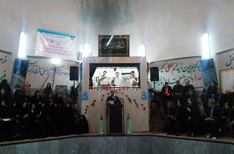 شب شعر فجر فاطمی در شهرستان مهریز برگزار شد