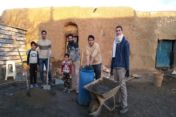 حضور دانشجویان قرآنی همدان در اردوی جهادی