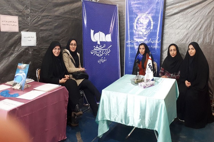 خبرگزاری ایکنا در نمایشگاه کتاب قزوین+عکس