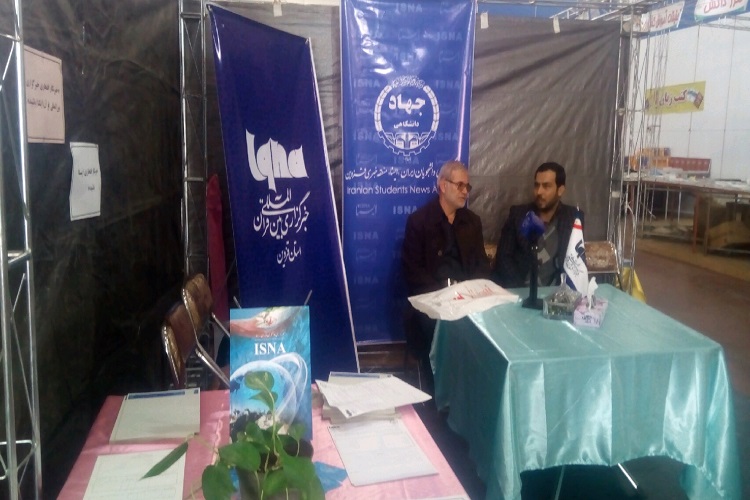 بازدید از خبرگزاری ایکنا در نمایشگاه کتاب قزوین+عکس