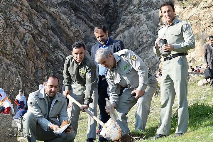 جشن درخت&zwnj;کاری با حضور هیئت کوهنوردی لرستان