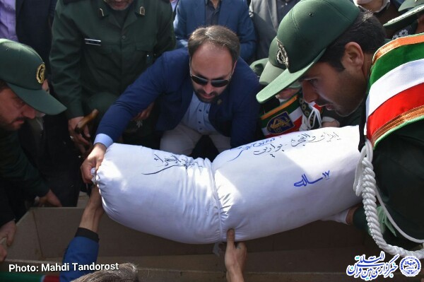 تشییع پیکر شهید گمنام در شهرستان شوط