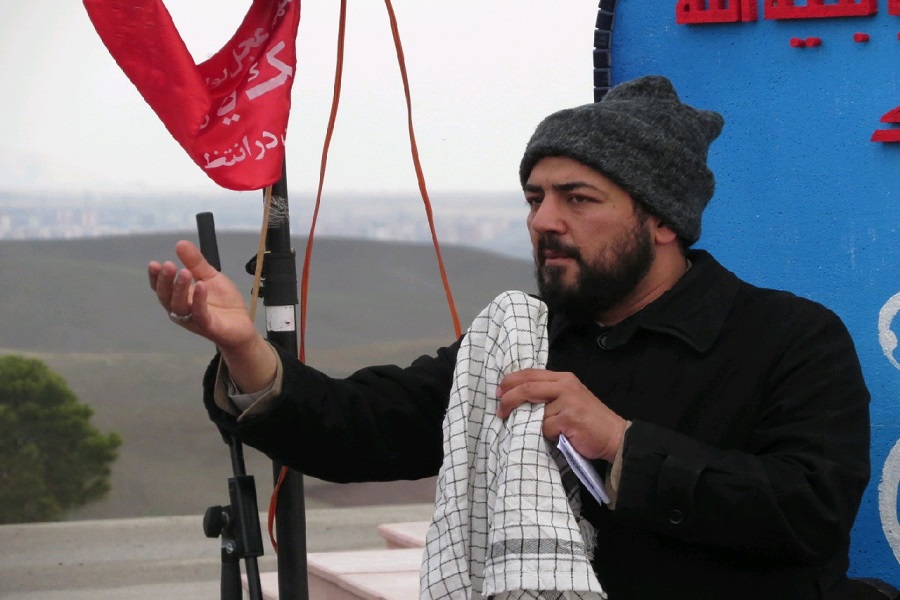 اقامه نماز استغاثه امام زمان (عج) در قزوین به روایت تصویر