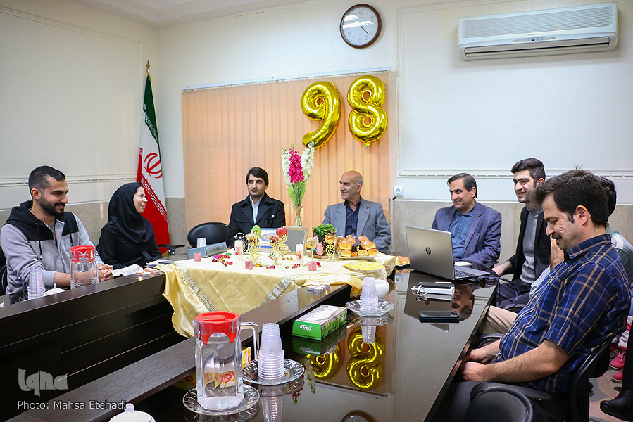 جشن پایان سال خبرگزاری ایکن و ایسنا اصفهان