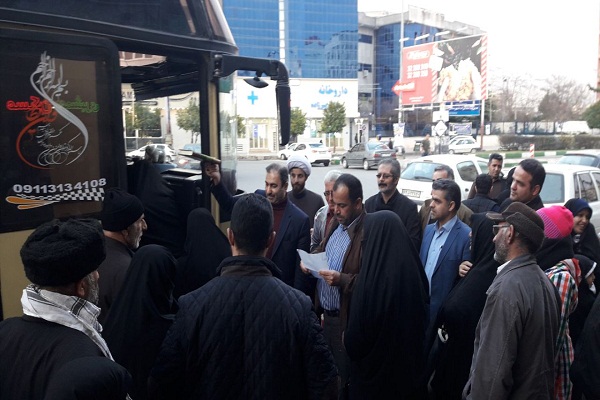 40 زائر بابلی در اجرای نیات موقوفات عازم حرم رضوی شدند