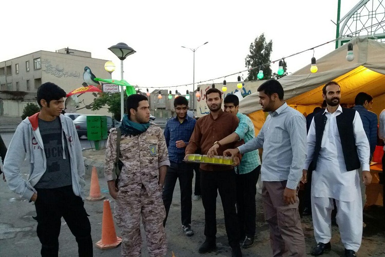 ایستگاه&zwnj;های صلواتی ویژه میلاد اباعبدالله در زاهدان