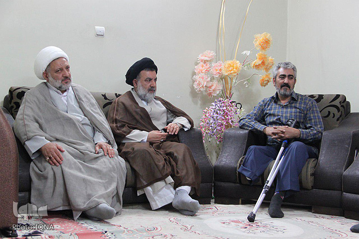 دیدار آیت&zwnj;الله میرعمادی با جانبازان