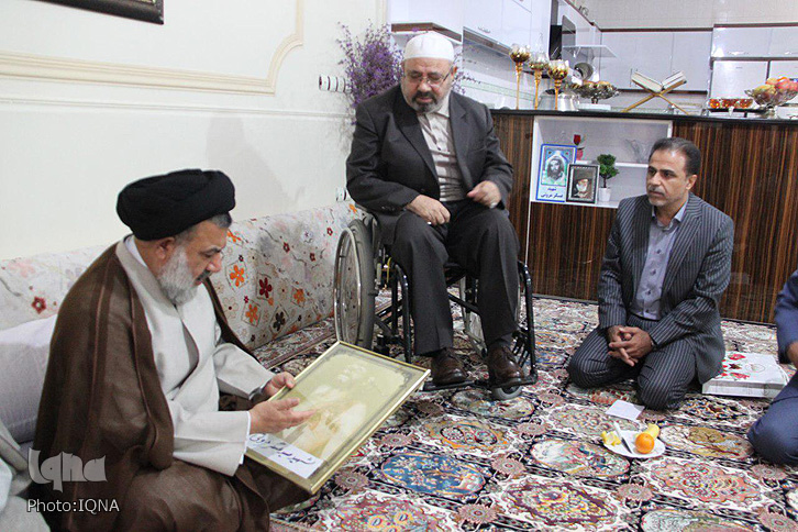دیدار آیت&zwnj;الله میرعمادی با جانبازان