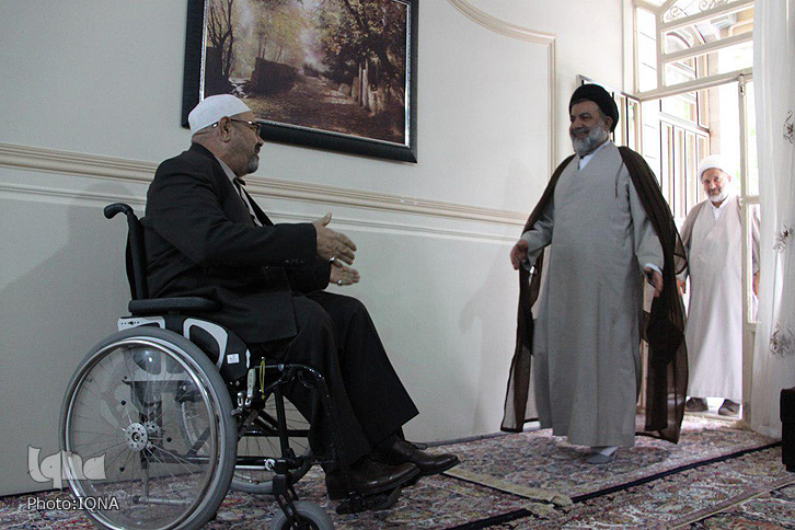 دیدار آیت&zwnj;الله میرعمادی با جانبازان
