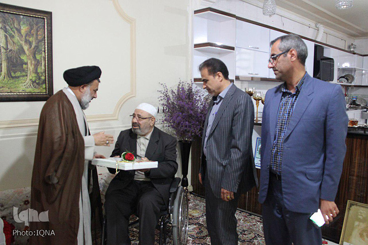 دیدار آیت&zwnj;الله میرعمادی با جانبازان