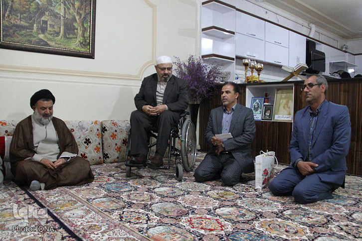 دیدار آیت&zwnj;الله میرعمادی با جانبازان
