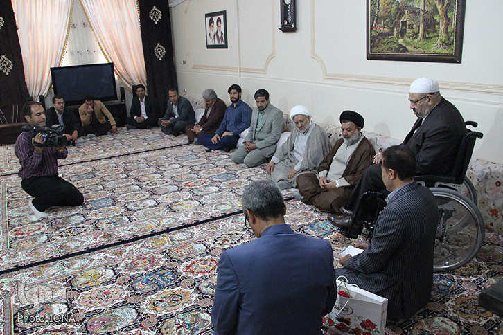 دیدار آیت&zwnj;الله میرعمادی با جانبازان