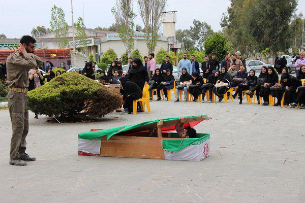 نمایش &laquo;گزارش یک تابوت&raquo; در بابلسر