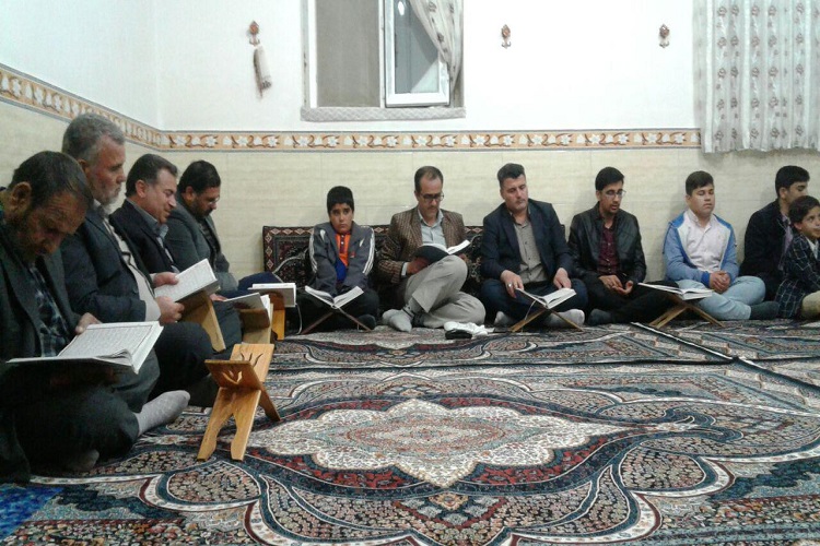 گزارش تصویری از محفل انس با قرآن موسسه آل&zwnj;یاسین سجاس