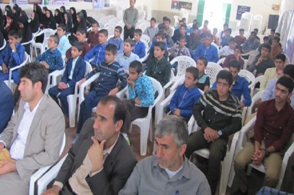 96 دانش‌آموز برتر قرآن، عترت و نماز چاروسا تجلیل شدند