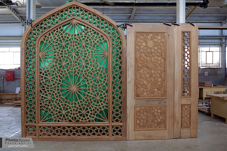 هشتمین محموله چوبی حرم حضرت علی(ع) ارسال شد