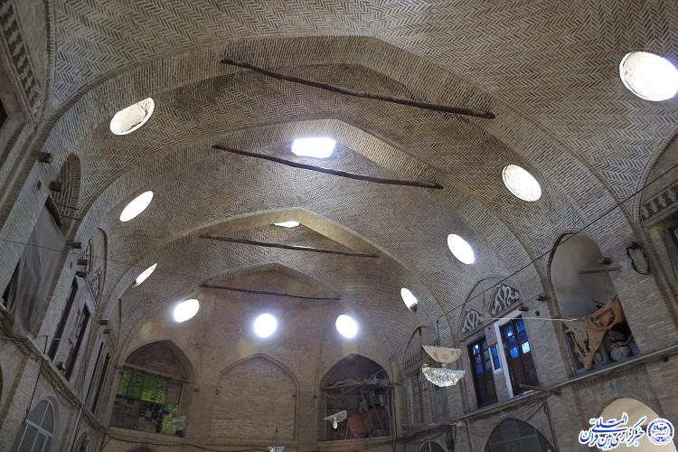 مرمت سرای حاجباشی در بازار اراک به اتمام رسید