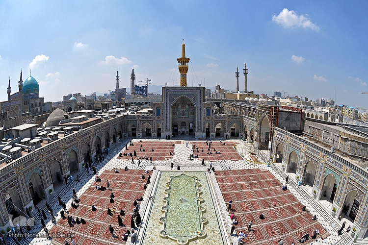 آیین استقبال از ماه رمضان در حرم رضوی آیین استقبال از ماه رمضان در حرم رضوی