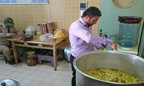 پنجشنبه// ضیافت شهدا در سنگر عشقِ گلزار شهدای چیذر + عکس
