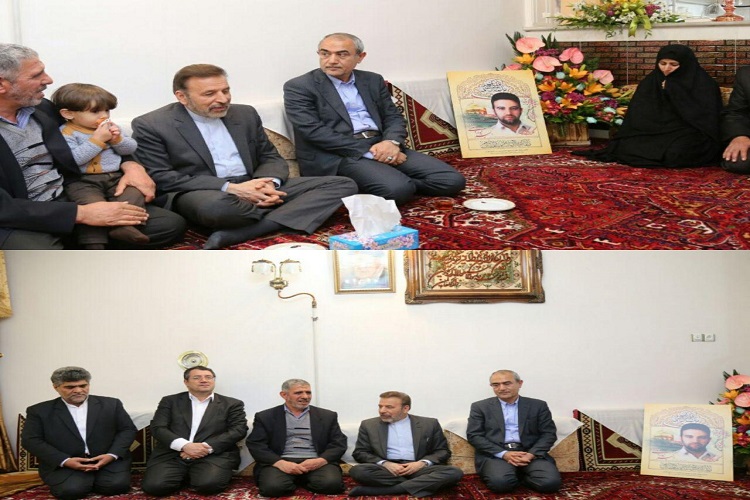 دیدار رئیس دفتر رئیس جمهور با خانواده شهید مدافع حرم &laquo;اکبر زوار جنتی&raquo;