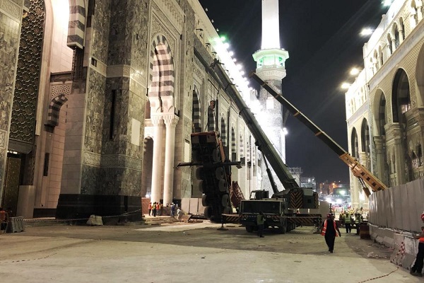 سقوط يك جرثقيل ديگر در مسجدالحرام