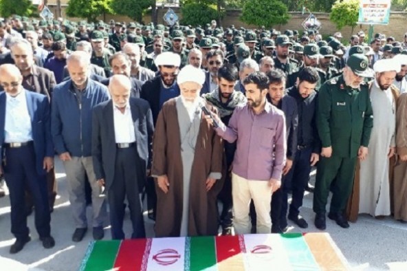 پیکر مطهر شهید «چلویی» در همدان تشییع شد پیکر مطهر شهید «چلویی» در همدان تشییع شد