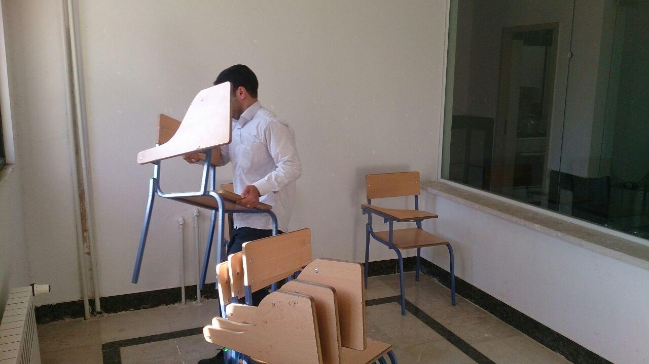 آماده&zwnj;سازی مکان برگزاری مرحله قطبی مسابقات قرآن دانش&zwnj;آموزی در خرم&lrm;آباد