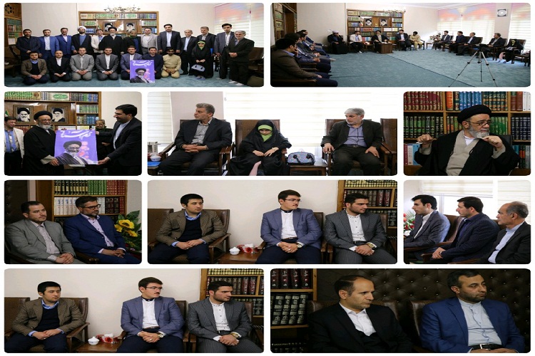 دیدار اعضای هیئت مدیره مؤسسه دارالقرآن طارق تبریز با امام جمعه تبریز